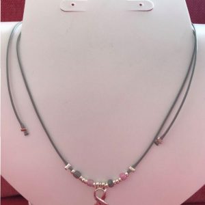 Necklace silver beads